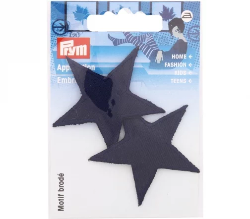 923155 Термоаппликация "Звезды" 4,7 см, синий цв., 2шт., Prym
