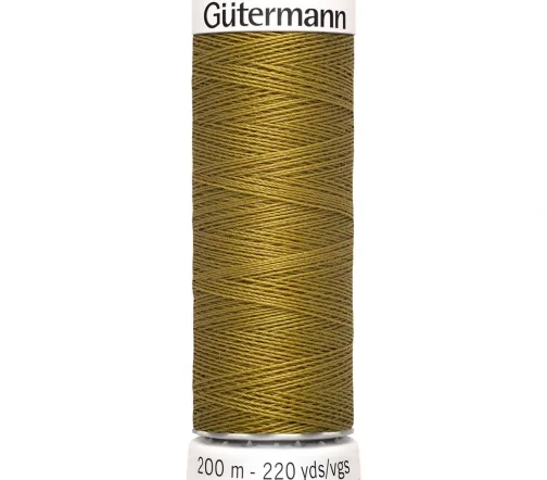 Нить Sew All для всех материалов, 200м, 100% п/э, цвет 886 коричневая горчица, Gutermann 748277