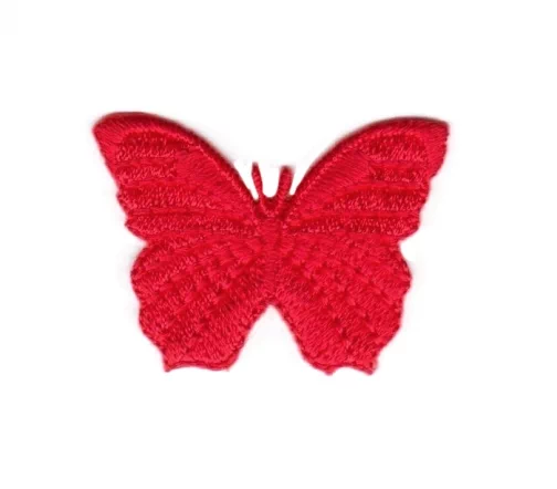 Термоаппликация Marbet "Бабочка мелкая", 2,8 х 3,7 см, красная, 567523.O