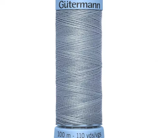 Нить Silk S303 для тонких швов, 100м, 100% шелк, цвет 964, Gutermann 744590
