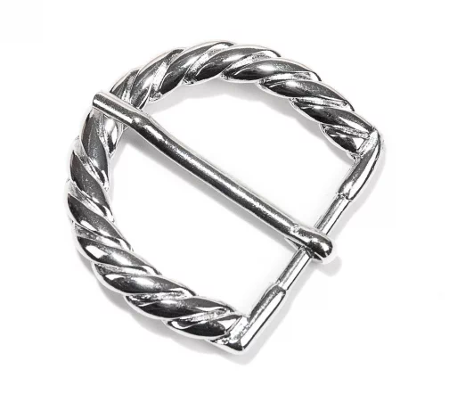 Пряжка "Переплетение" Union Knopf, с 1 шпеньком, 25 мм металл, цвет серебро