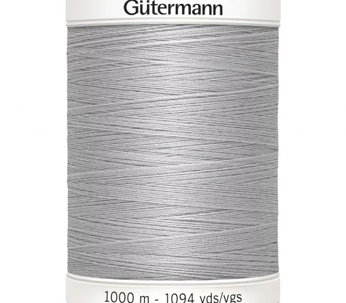 Нить Sew All для всех материалов, 1000м, 100% п/э, цвет 038 св.серый, Gutermann 701939