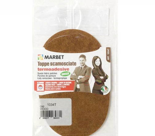 Термозаплатки экозамша, 16 х 10,5 см, арт. 1034-Т/096, цвет дерева