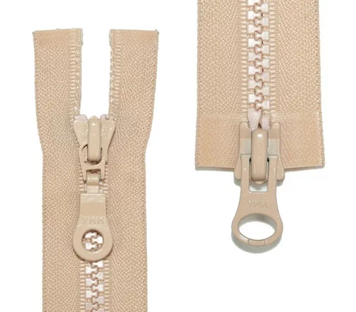 Молния YKK трактор разъёмная, 2 замка, 65см, 5мм, цвет 891, светло-бежевый