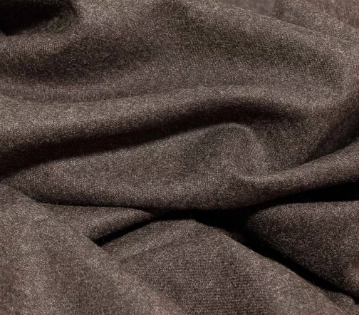 Шерсть костюмная, цвет коричневый меланж, 154801-389