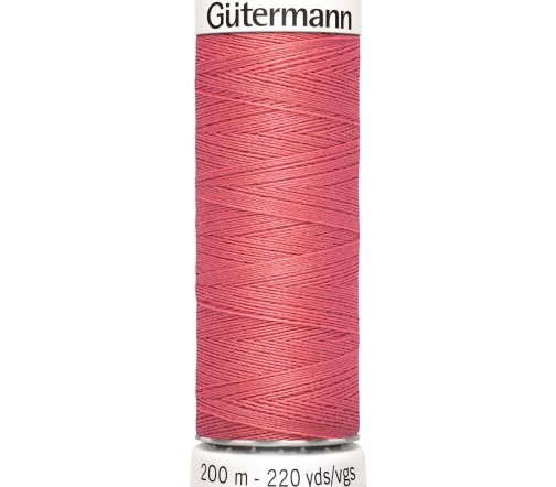 Нить Sew All для всех материалов, 200м, 100% п/э, цвет 926 лососевый, Gutermann 748277