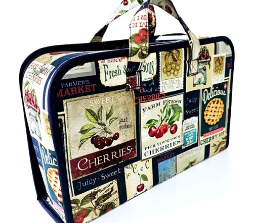 Органайзер для рукоделия "Вишневый пирог", 38,5 x 10 x 24,5 см, 4250-RT