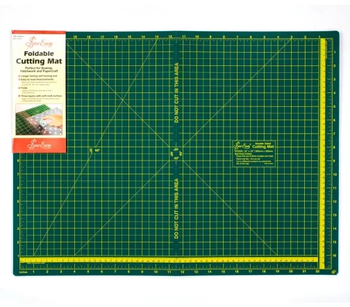 ER4094 Мат для раскройного ножа, складной односторонний, 609 мм x 457 мм, цвет зеленый, Hemline