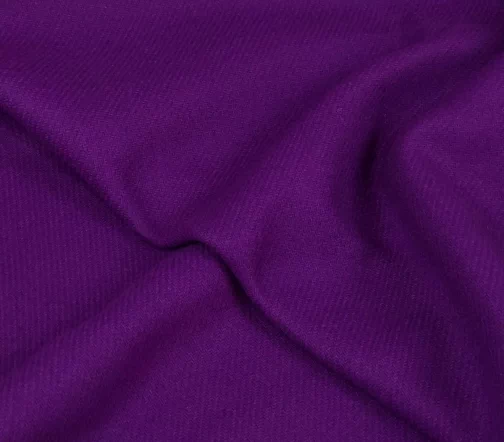 Шерсть пальтовая однотонная, цвет фиолетовый, 1092301-5