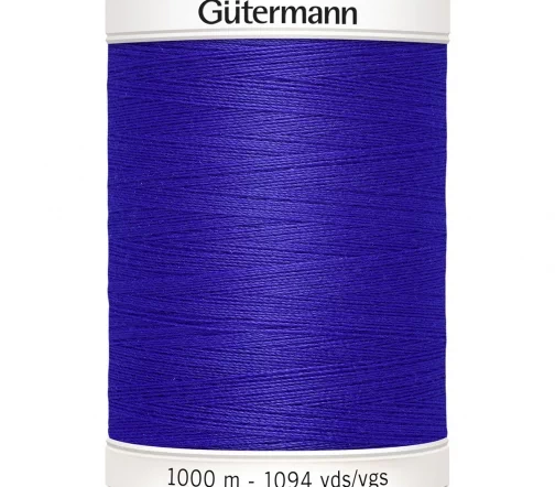Нить Sew All для всех материалов, 1000м, 100% п/э, цвет 810 яркий василек, Gutermann 701939