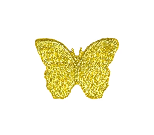 Термоаппликация Marbet "Бабочка мелкая", 2,8 х 3,7 см, золото, 567523.N
