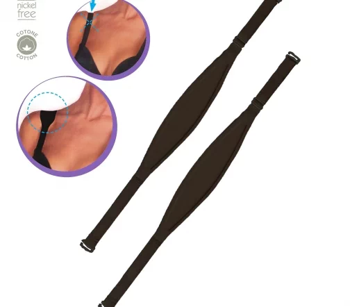 Бретельки широкие, цвет 4 (черный)