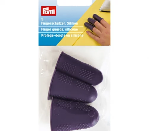 611914 Колпачки для защиты пальцев, силикон, 3 шт., Prym