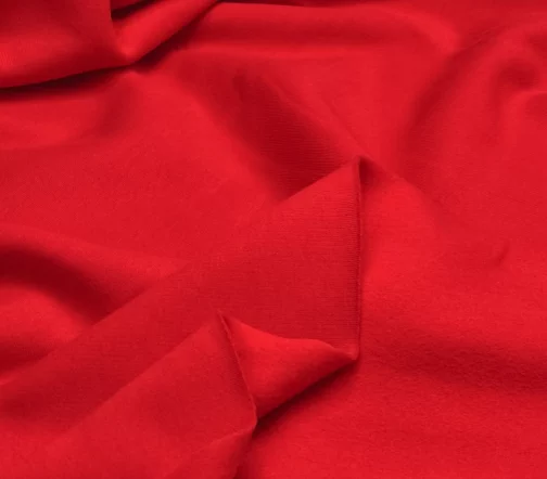 Футер трехнитка с начесом, цвет красный, 1122417