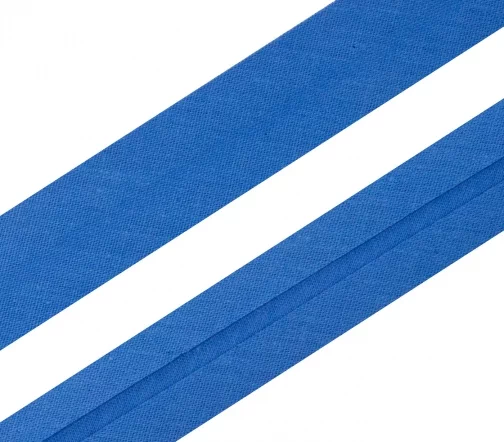 Косая бейка SAFISA, 20мм, хлопок, цвет 071, темно-синий