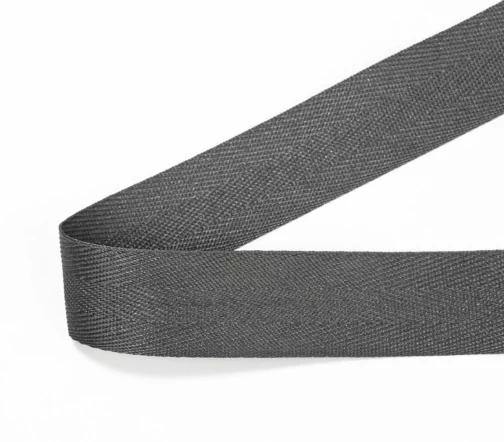 Тесьма киперная IEMESA, ширина 20 мм, цвет серый