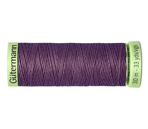 Нить Top Stitch для отстрочки, 30м, 100% п/э, цвет 128 пыльно серо-сиреневый, Gutermann 744506