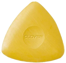 432/Y Мел портновский треугольный, 6 см, цвет желтый, Clover