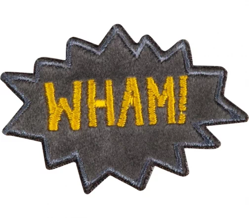 Термоаппликация HKM "Wham!", 6,1 х ​​4,3 см, 39165