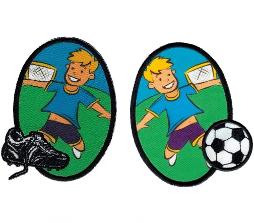 Термоаппликации HKM "Футбол" 9,5 х 8 см, 2 шт., арт. 32799