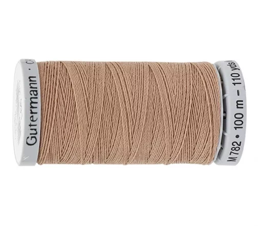 Нить Extra Strong суперкрепкая, 100м, 100% п/э, цвет 991 розово-бежевая пудра, Gutermann 724033