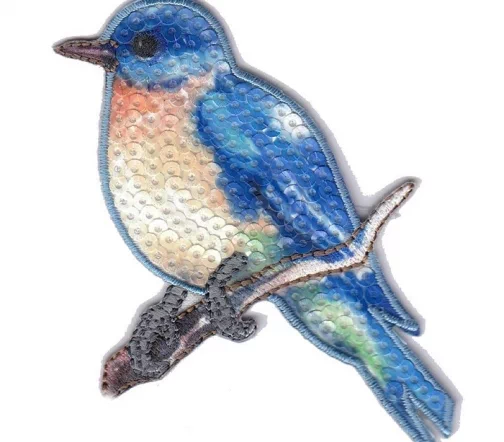 Термоаппликация Marbet "Птичка", 6,5 х 6 см, 565022