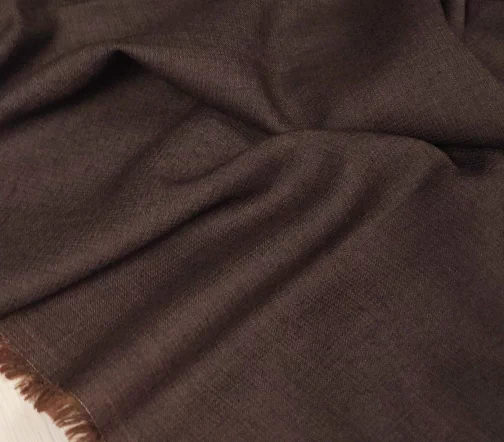 Шерстяная вуаль, цвет коричневый, 48925-1