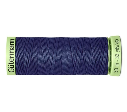Нить Top Stitch для отстрочки, 30м, 100% п/э, цвет 537 т.серо-синий джинс, Gutermann 744506
