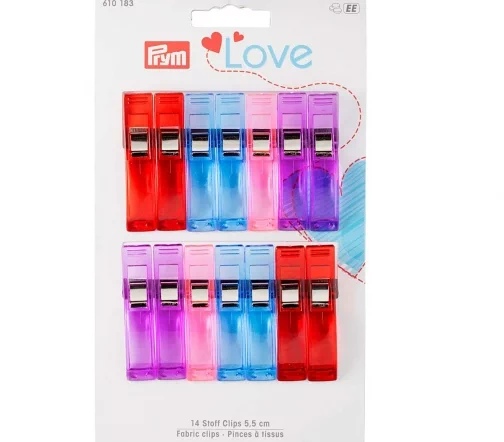 610183 Клипсы для работы с тканями 5,5см, 14шт, Prym