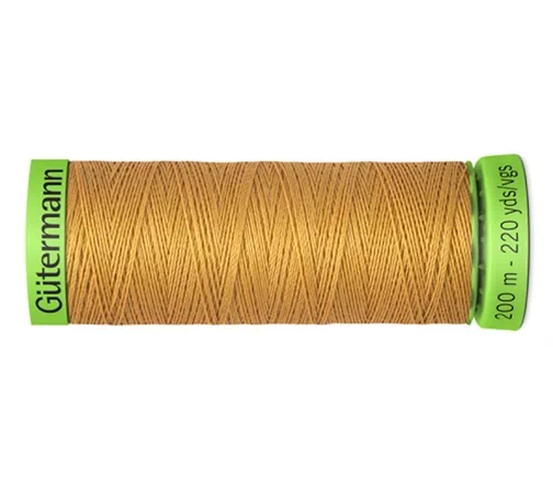 Нить Extra Fine 150 для особо деликатных тканей, 200м, 100% п/э, цвет 968 золотой, Gutermann 744581