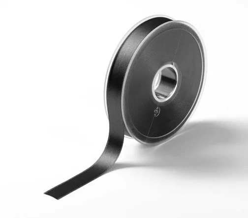 9825 Атласная лента 15мм (00 черный) Prym