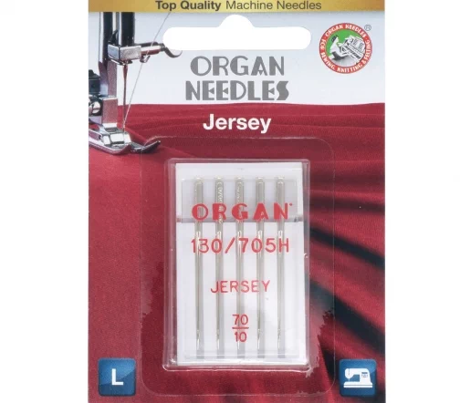 Иглы джерси № 70 (5шт), блистер, ORGAN, 502499