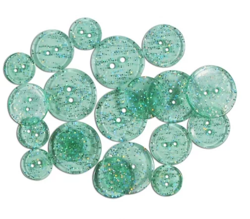 Пуговицы, "Glitter Buttons", 20 шт, арт. 550001460
