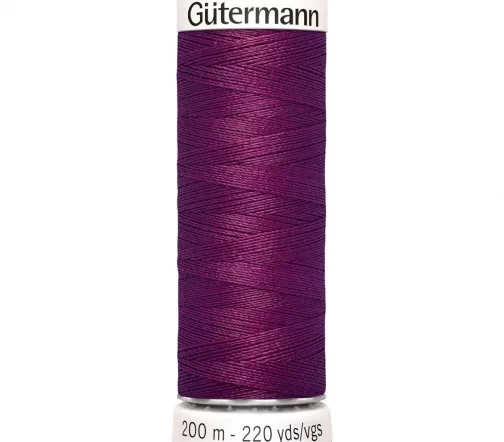 Нить Sew All для всех материалов, 200м, 100% п/э, цвет 912 т.фуксия, Gutermann 748277