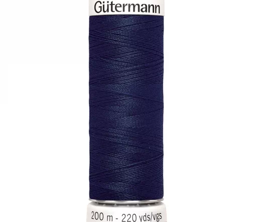 Нить Sew All для всех материалов, 200м, 100% п/э, цвет 711 т.т.синий, Gutermann 748277