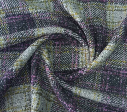 Пальтовая ткань в клетку, 81059