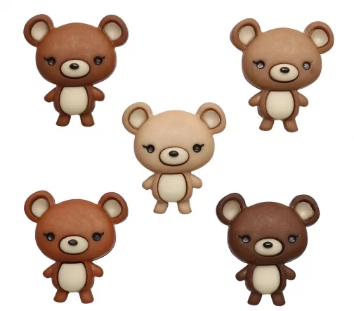 Декоративные пуговицы Dress It Up "Мишки", 10286