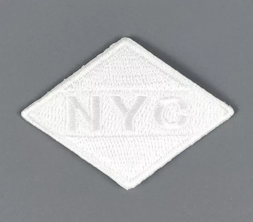Термоаппликация Marbet "NYC", 4 х 5,5 см, белый, 569506.F