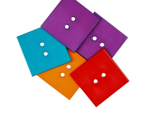 Пуговицы, Favorite Findings "Большие квадраты" 30*30 мм, 5 шт