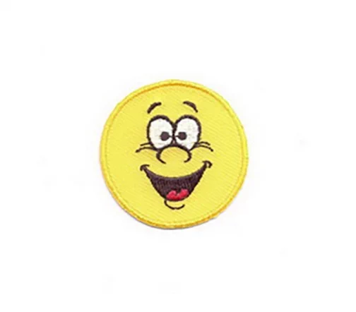 Термоаппликация Marbet "Смайлик улыбка", 4 см, 569286.B