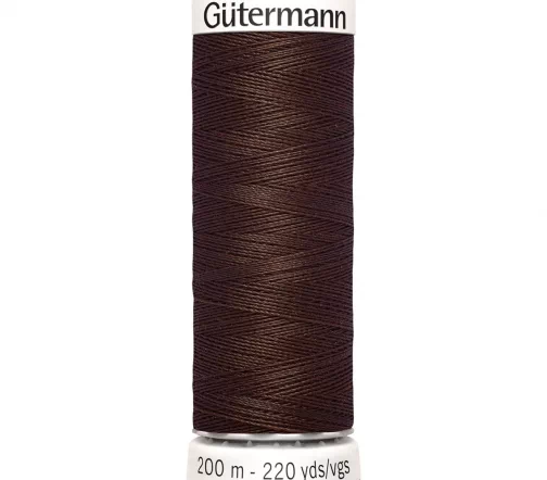 Нить Sew All для всех материалов, 200м, 100% п/э, цвет 694 кофейный, Gutermann 748277