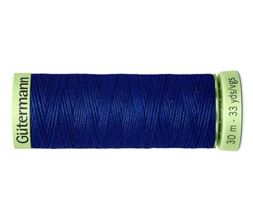 Нить Top Stitch для отстрочки, 30м, 100% п/э, цвет 232 кобальт, Gutermann 744506