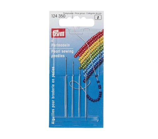 124350 Иглы для бисера №10-12, 4 шт., Prym