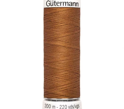 Нить Sew All для всех материалов, 200м, 100% п/э, цвет 448 шоколадная охра, Gutermann 748277