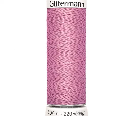Нить Sew All для всех материалов, 200м, 100% п/э, цвет 663 т.розовый, Gutermann 748277
