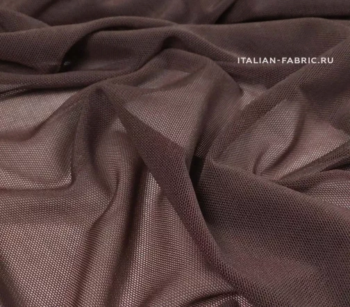 Сетка трикотажная, цвет коричневый, 01614-3