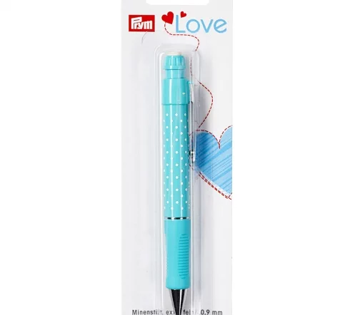 610848 Механический карандаш Prym Love с 2 грифелями, цвет бирюзовый, Prym