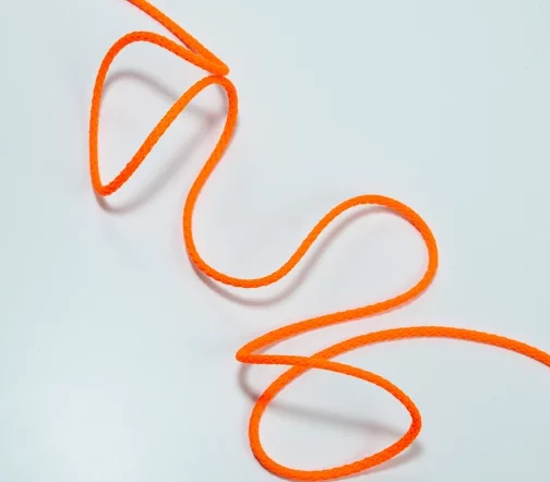 Шнур PEGA неоновый 4 мм, цвет оранжевый
