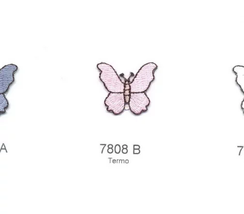 Термоаппликации "Бабочки маленькие", 2,3 х 2,6 см, 12 шт., 567808