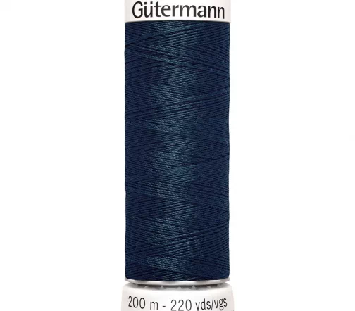 Нить Sew All для всех материалов, 200м, 100% п/э, цвет 764 т.зеленое стекло, Gutermann 748277